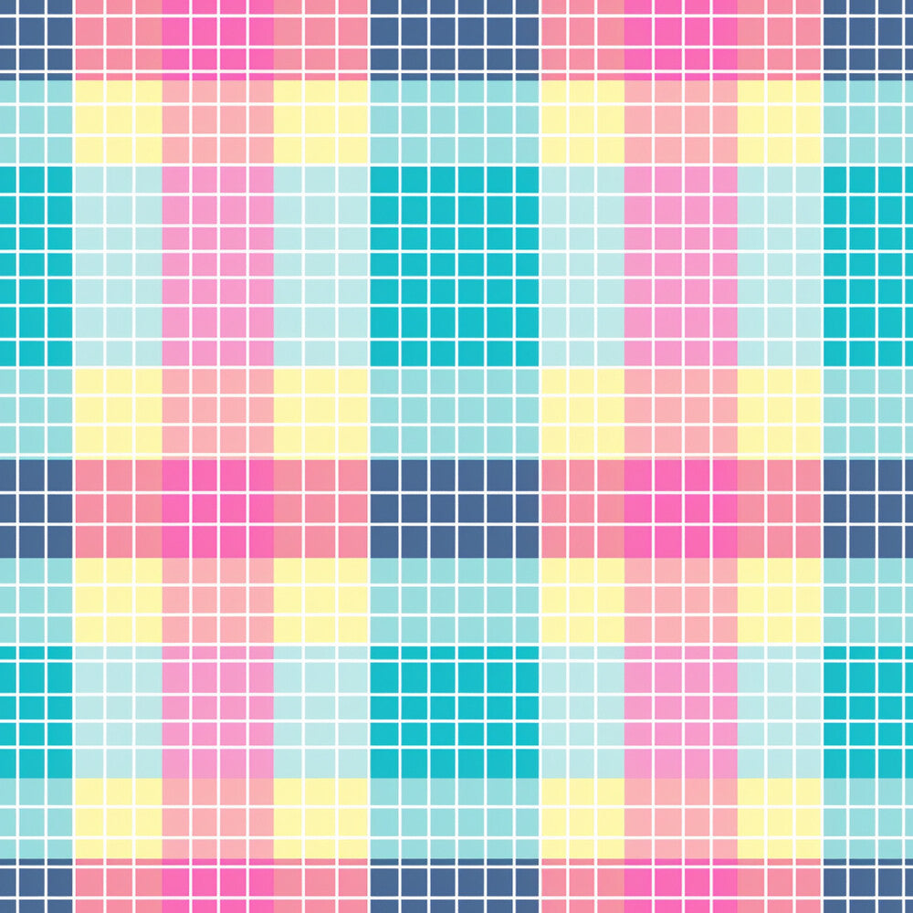 Neon Gingham Fat Quarter Bundle