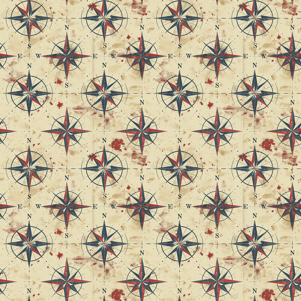 Classic Compass Rose Fat Quarter Bundle