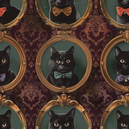 Fancy Feline Portraits Fat Quarter Bundle