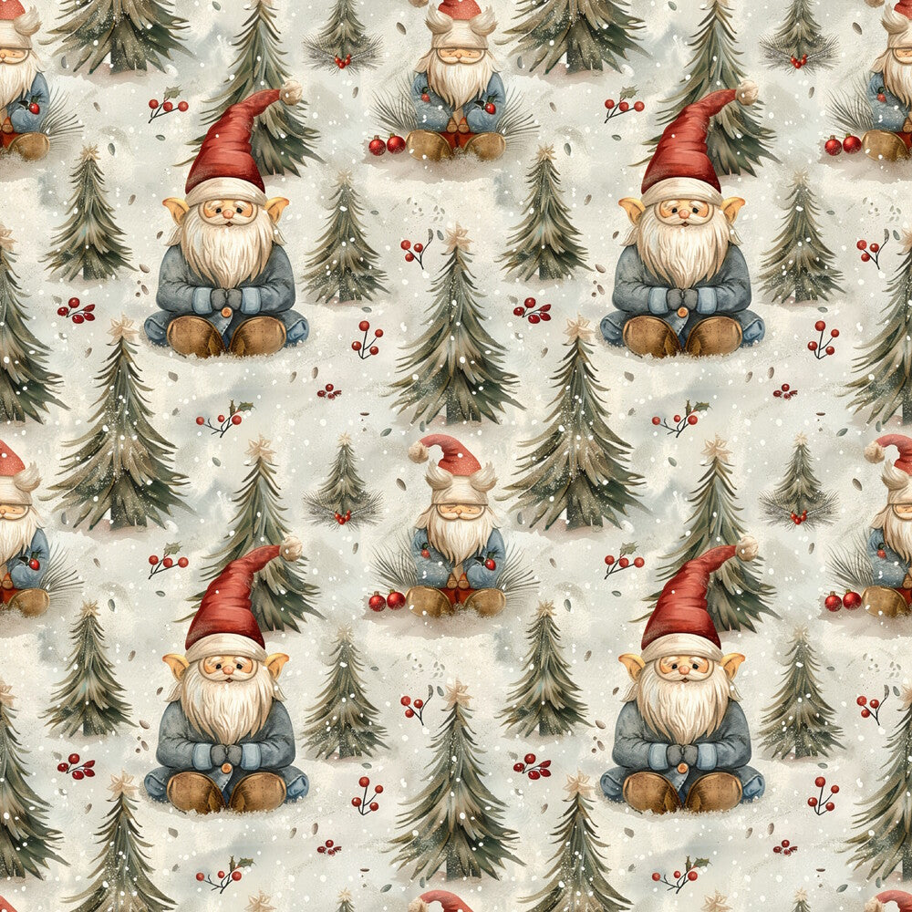 Classic Christmas Gnomes Fat Quarter Bundle