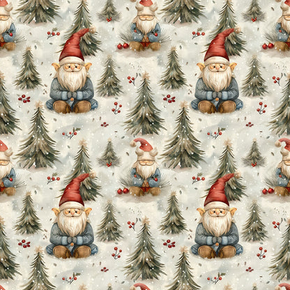 Classic Christmas Gnomes Fat Quarter Bundle