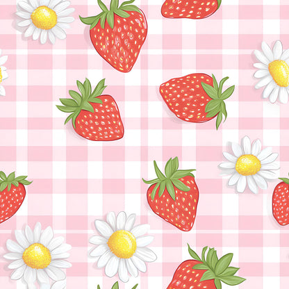 Berries with Flowers Gingham Fat Quarter Bundle