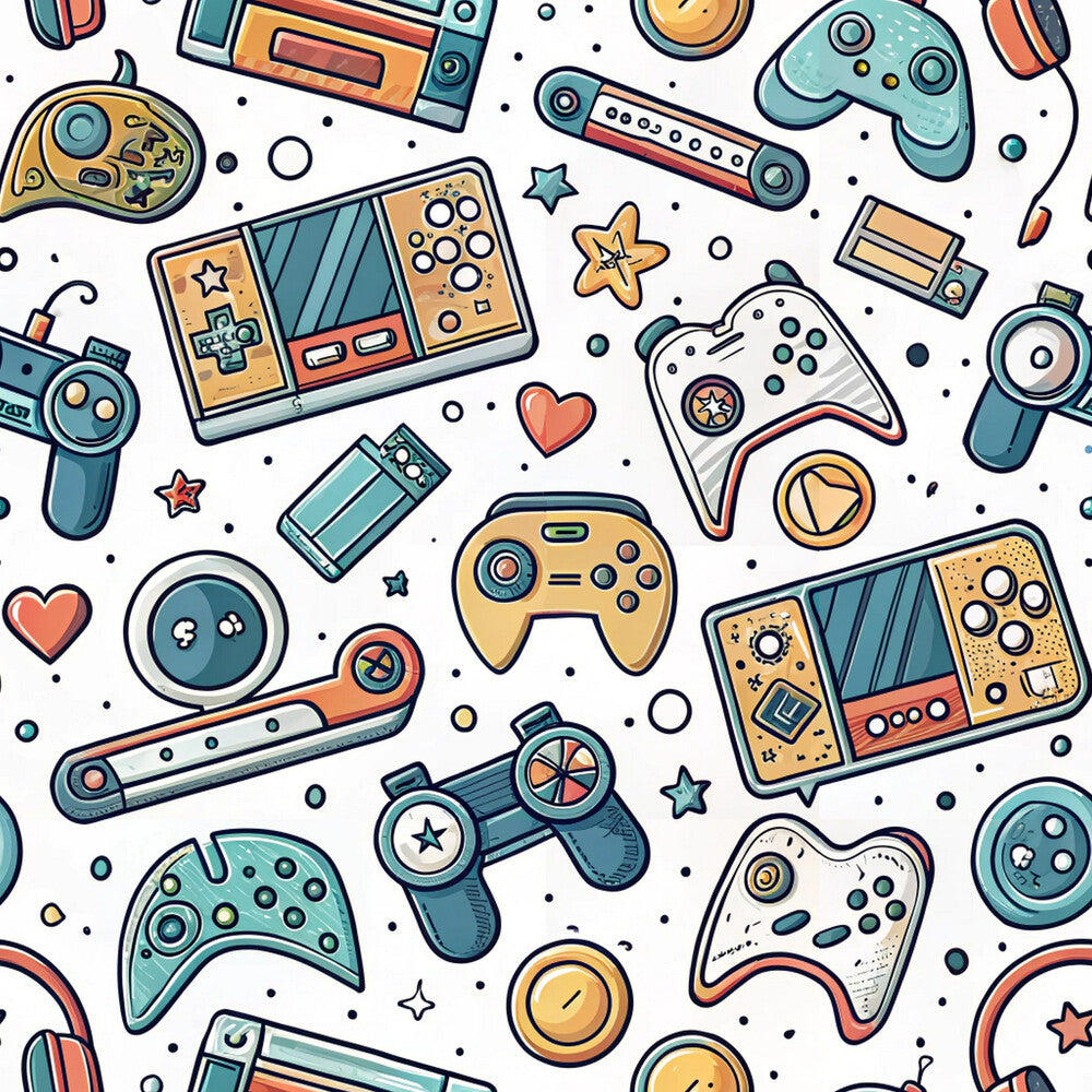Modern Gamer Controllers Fat Quarter Bundle
