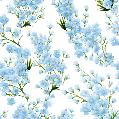 Forget Me Not Blue Florals Fat Quarter Bundle