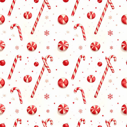 Peppermint Spice Christmas Fat Quarter Bundle