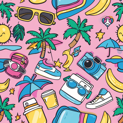 90s Travel Adventure Fat Quarter Bundle