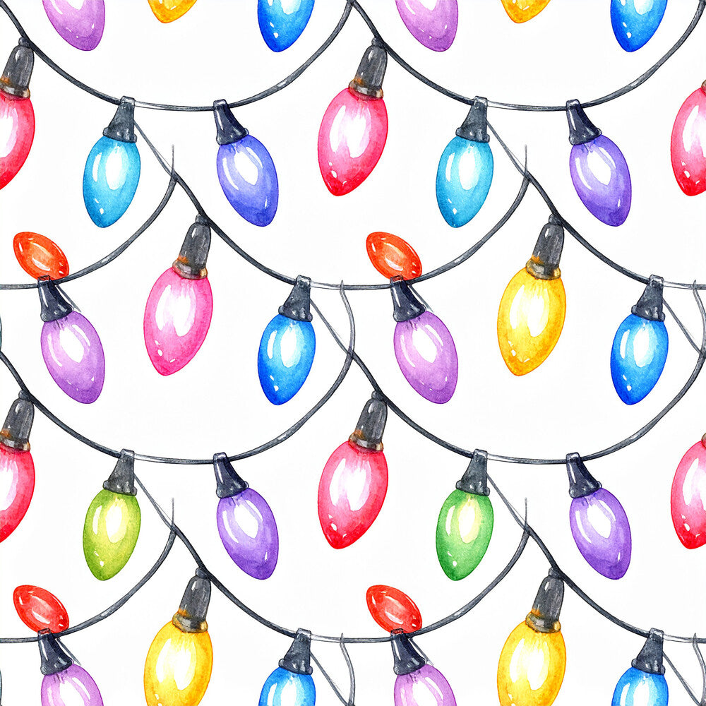 Festive Ornament Lights Fat Quarter Bundle