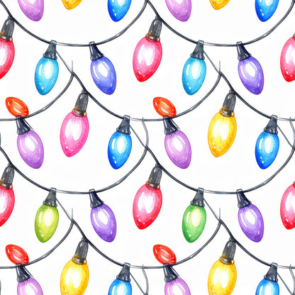 Festive Ornament Lights Fat Quarter Bundle