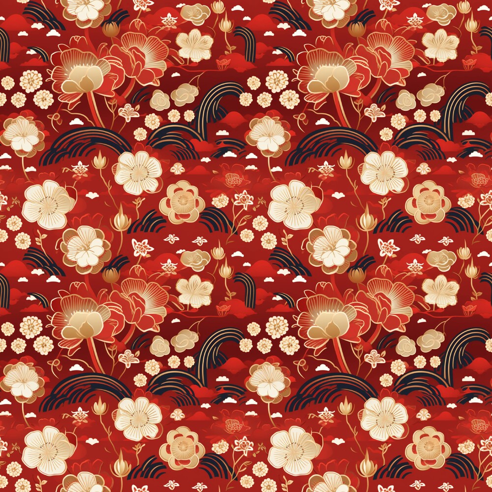 Chinese Lunar Lantern Lights Fat Quarter Bundle