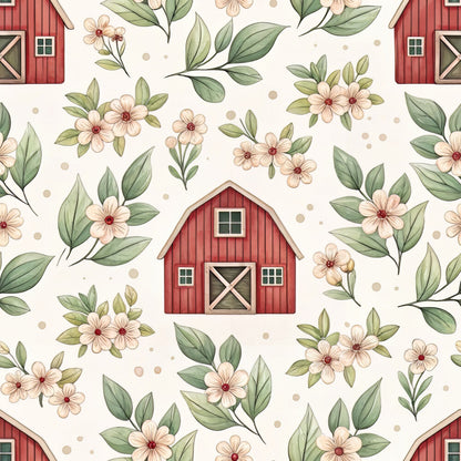 Red Farmhouse Fat Quarter Bundle