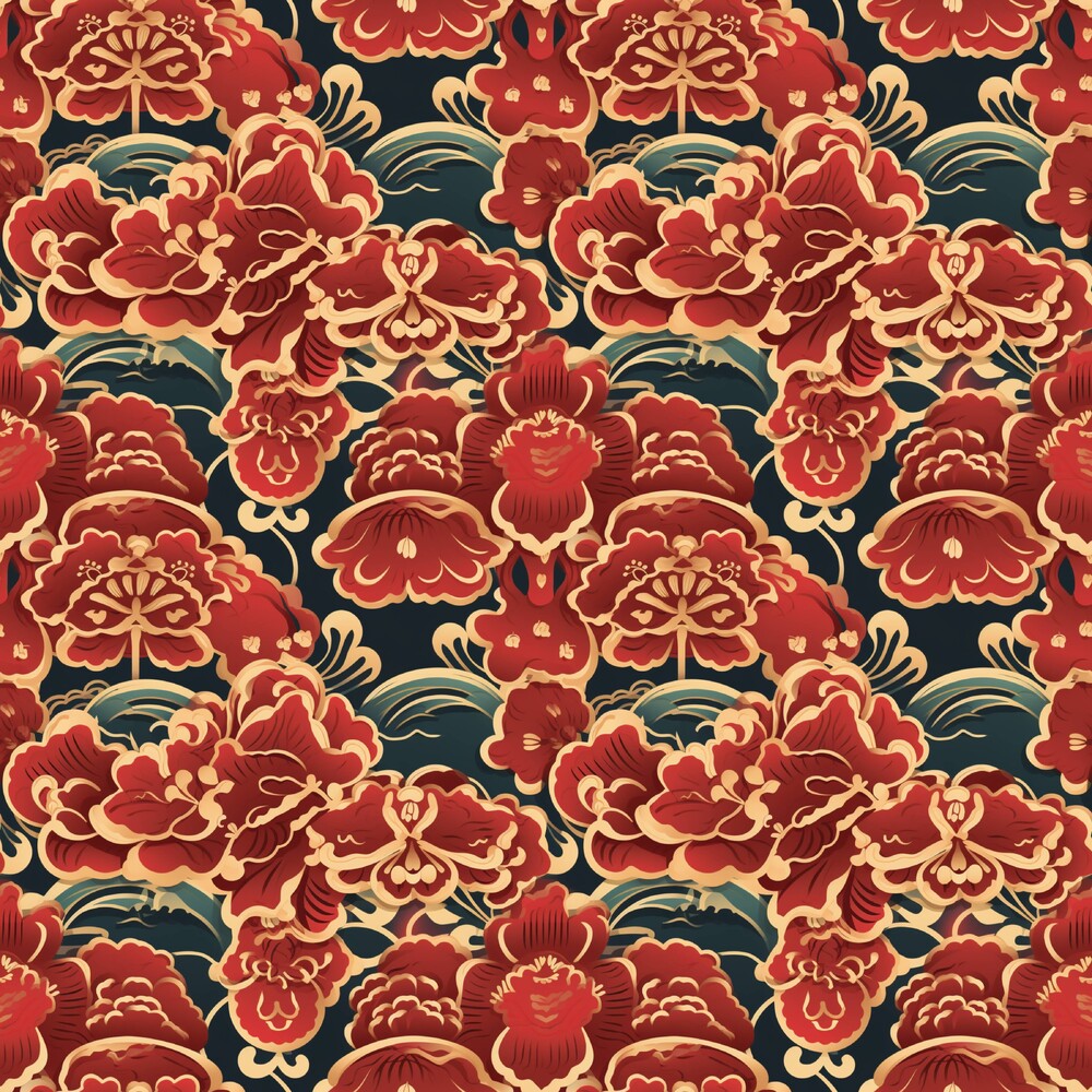 Chinese Lunar Lantern Lights Fat Quarter Bundle