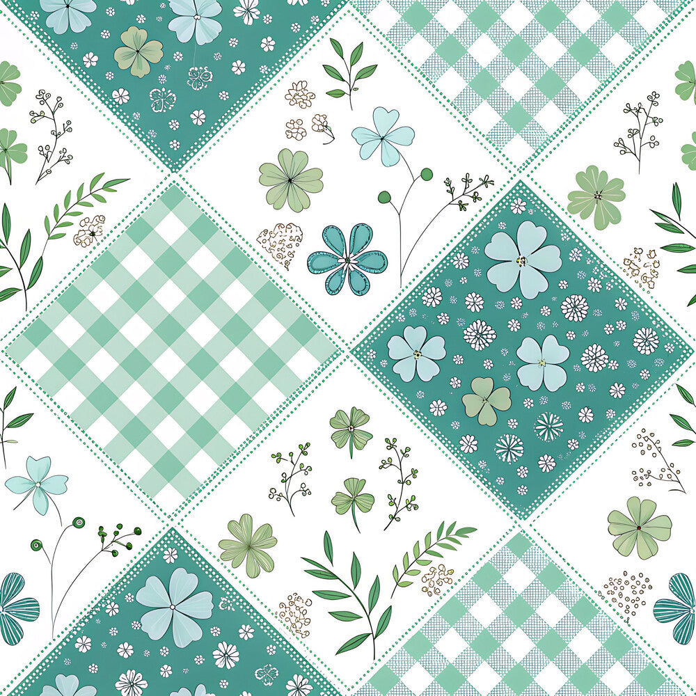 Pastel Spring Floral Patchwork Fat Quarter Bundle