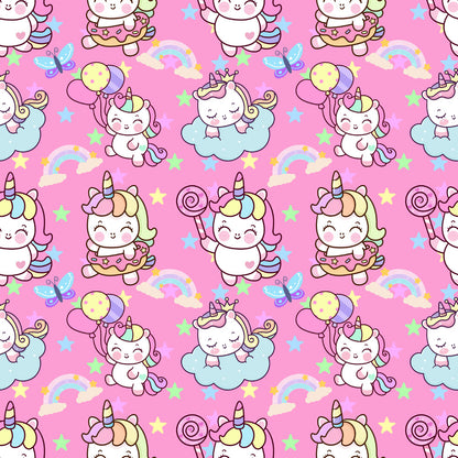 Cartoon Unicorns Fat Quarter Bundle