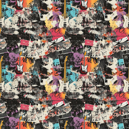 Grunge Rock Guitar Fat Quarter Bundle