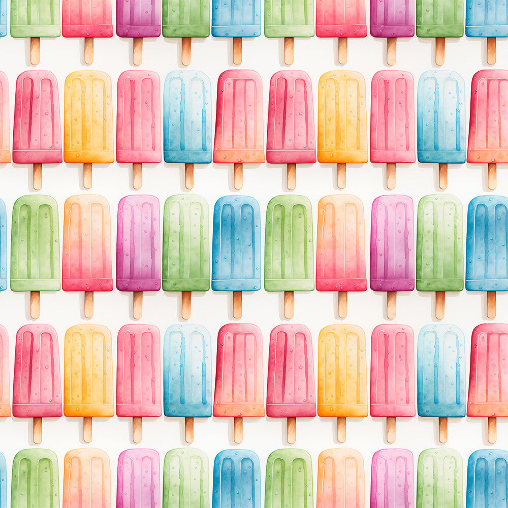 Watercolor Summer Popsicle Fat Quarter Bundle