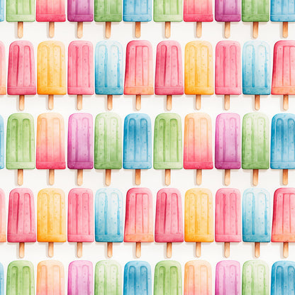 Watercolor Summer Popsicle Fat Quarter Bundle