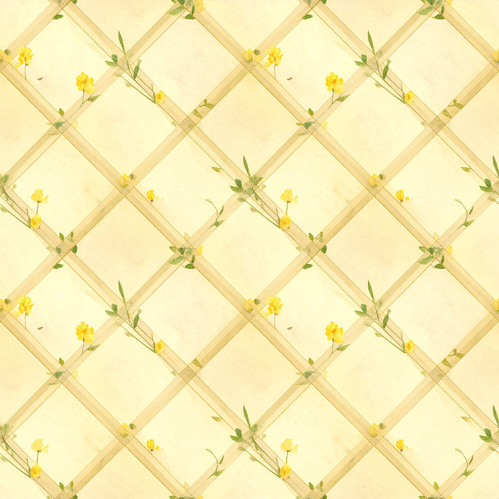 Dusty Yellow Cottage Garden Fat Quarter Bundle