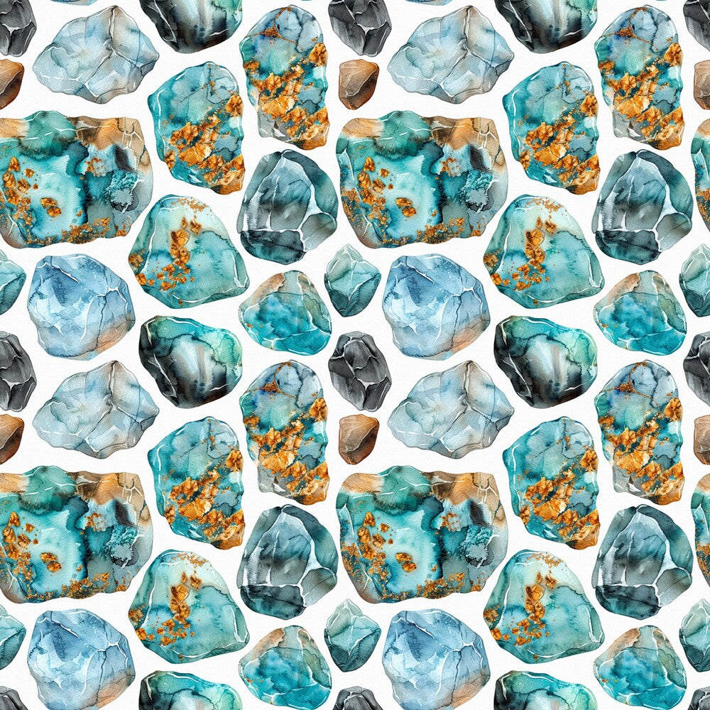 Turquoise Gemstone Fat Quarter Bundle