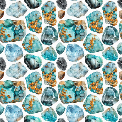 Turquoise Gemstone Fat Quarter Bundle
