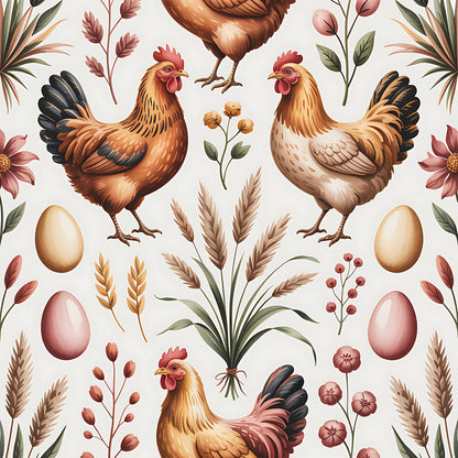 Chickens and Eggs Fat Quarter Bundle