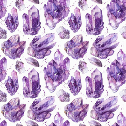 Amethyst Gemstones Fat Quarter Bundle