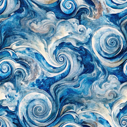 Ocean Swirls Fat Quarter Bundle