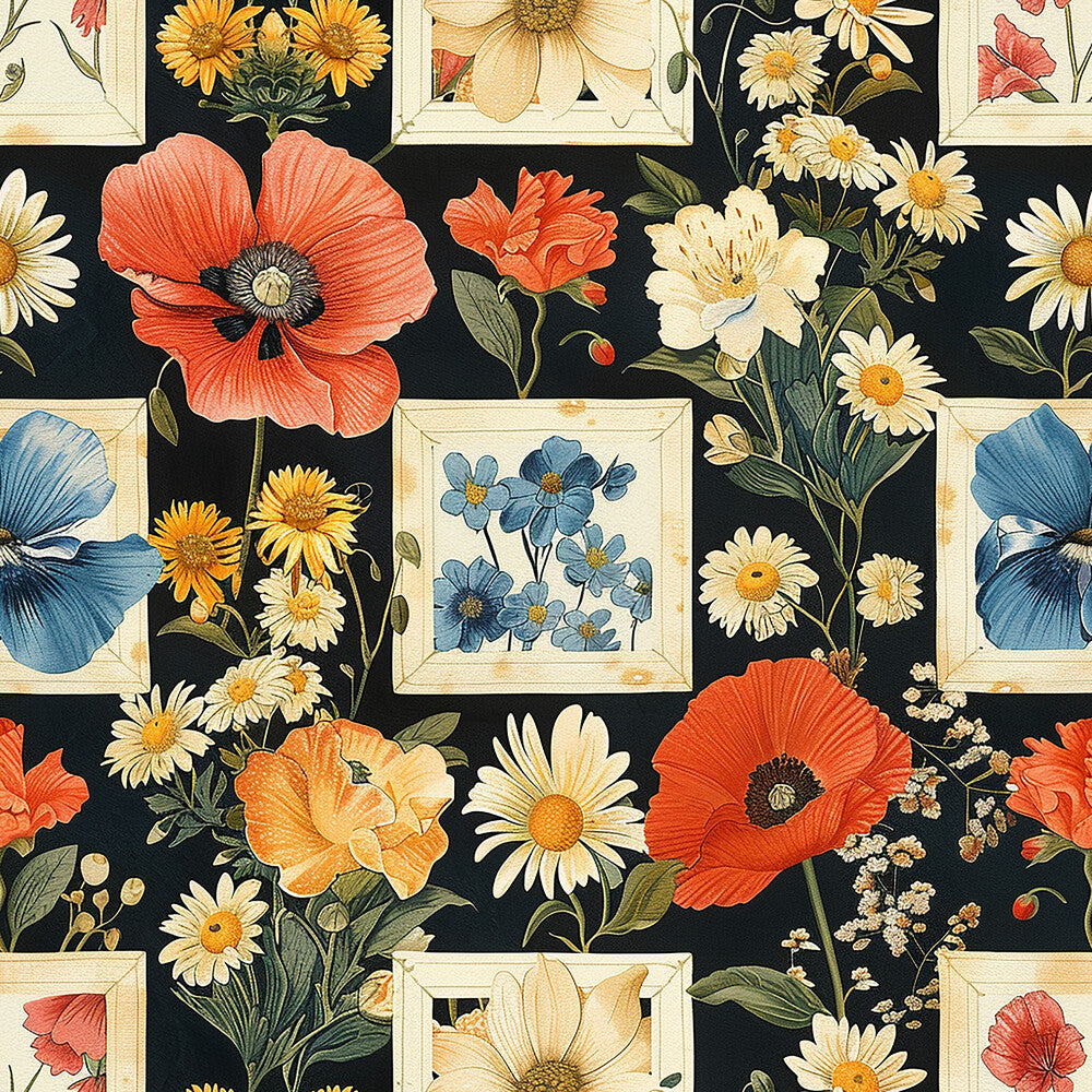 Eliza's Floral Grids Fat Quarter Bundle