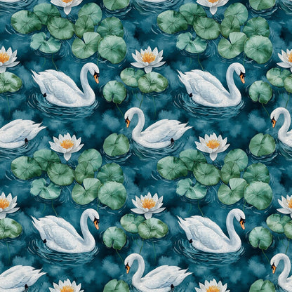 Swan in the Pond Fat Quarter Bundle