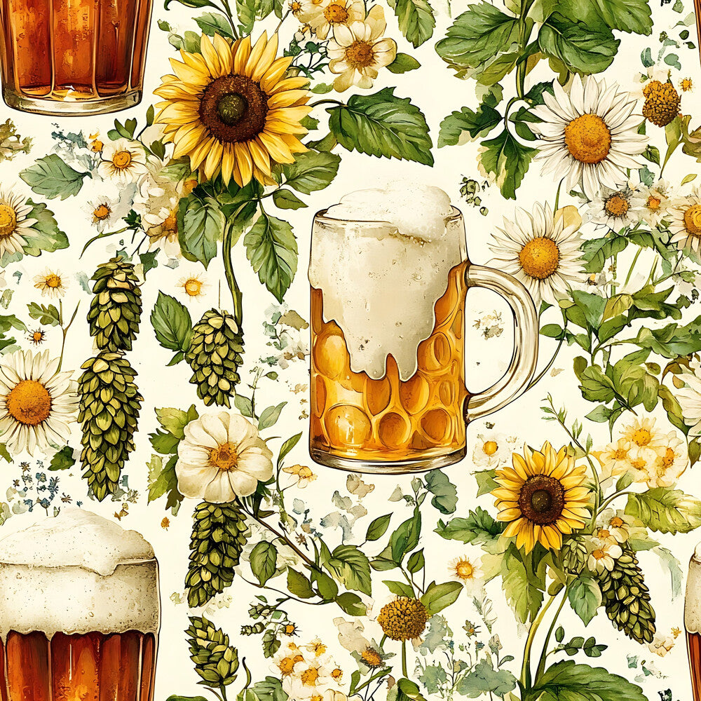Beer Garden Florals Fat Quarter Bundle