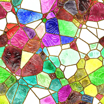 Watercolor Stained Glass Fat Quarter Bundle