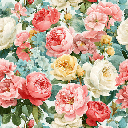 Spring Flower Decor Fat Quarter Bundle