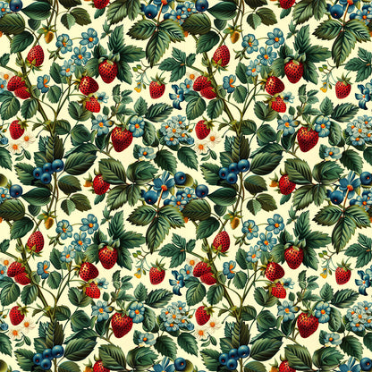 Vintage Strawberries Fat Quarter Bundle