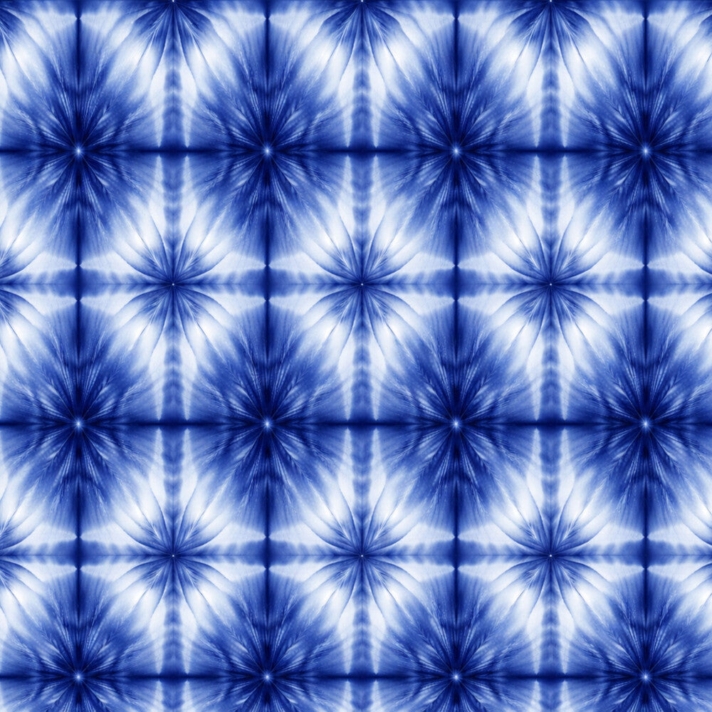 Indigo Shibori Tie Dye Fat Quarter Bundle