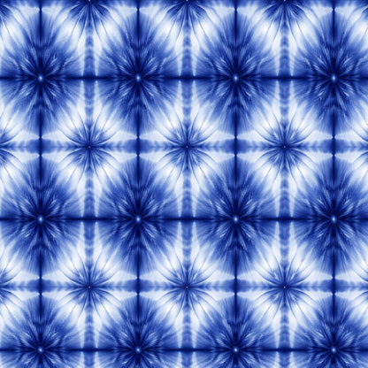 Indigo Shibori Tie Dye Fat Quarter Bundle