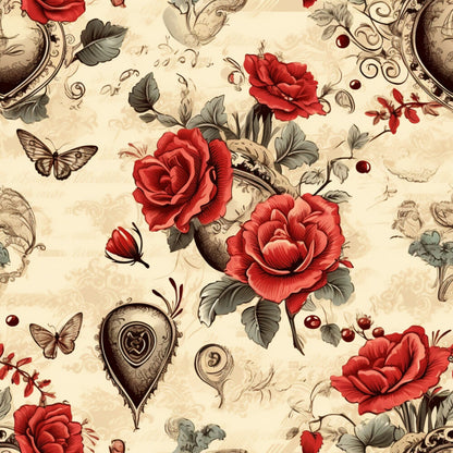 Vintage Valentines Day Fat Quarter Bundle