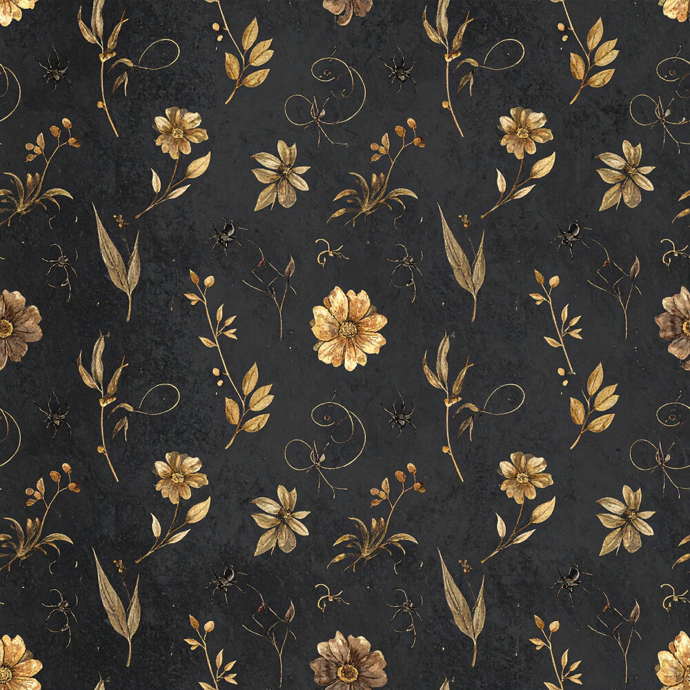 Vintage Black Spider Fat Quarter Bundle