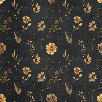 Vintage Black Spider Fat Quarter Bundle