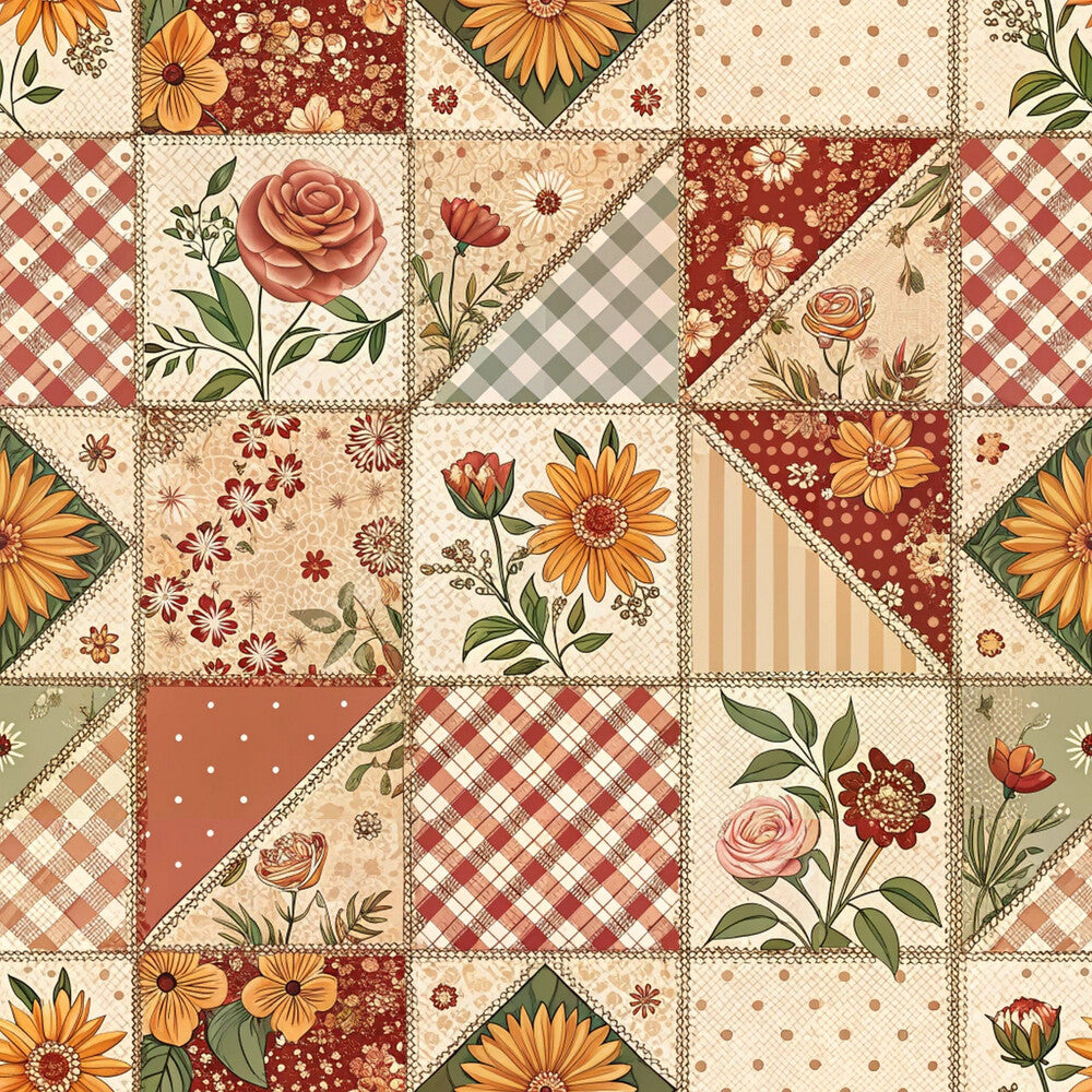 Rustic Patchwork Quilt Fat Quarter Bundle