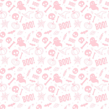 Small Pink Halloween Fat Quarter Bundle