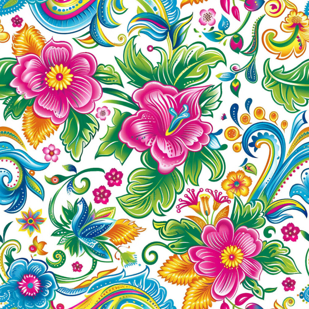 Bright Preppy Paisley Fat Quarter Bundle