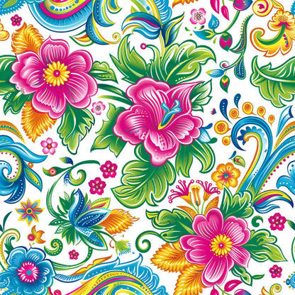 Bright Preppy Paisley Fat Quarter Bundle