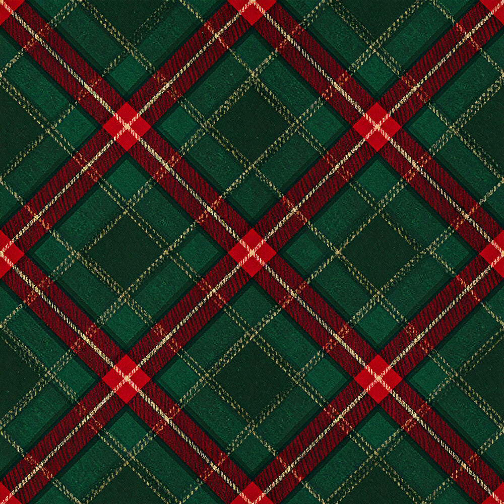 Classic Christmas Tartan Fat Quarter Bundle