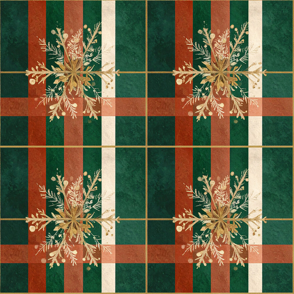 Elegant Plaid Christmas Fat Quarter Bundle