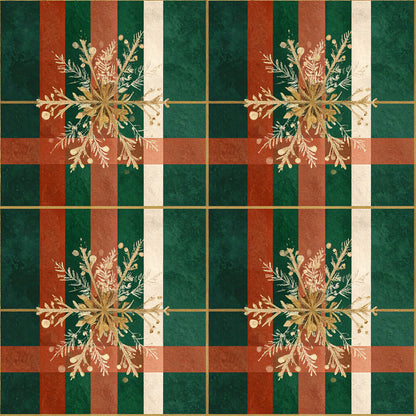 Elegant Plaid Christmas Fat Quarter Bundle