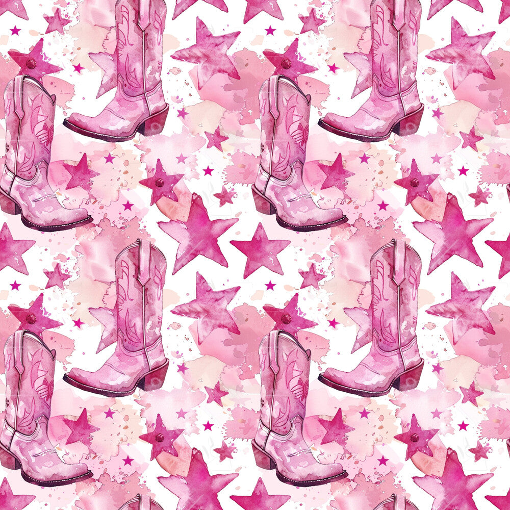 Pink Cowboy Boots Fat Quarter Bundle