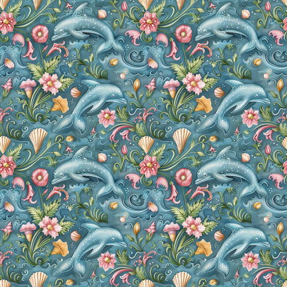 Swimming with Dolphins Fat Quarter Bundle