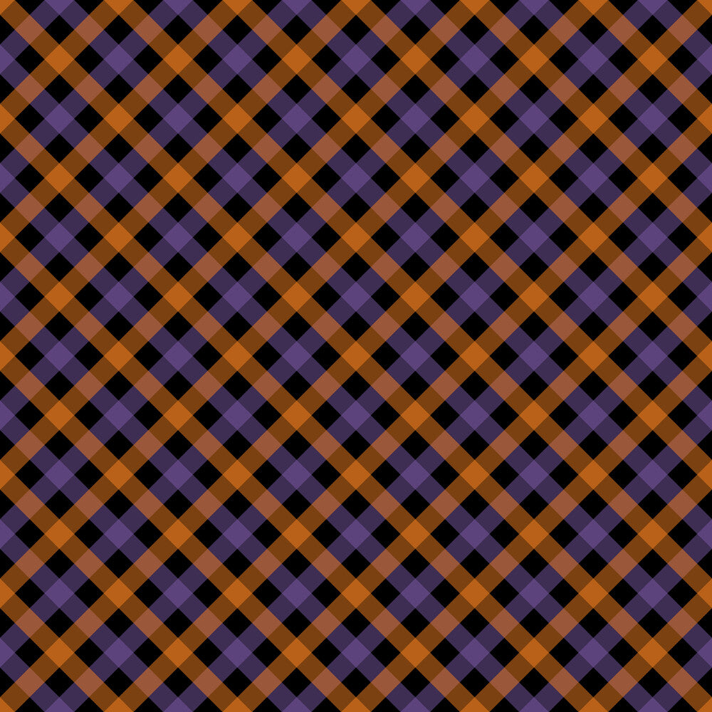 Halloween Plaid Fat Quarter Bundle