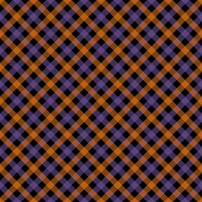 Halloween Plaid Fat Quarter Bundle