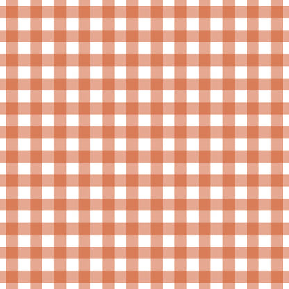 Fall Orange Plaid Fat Quarter Bundle