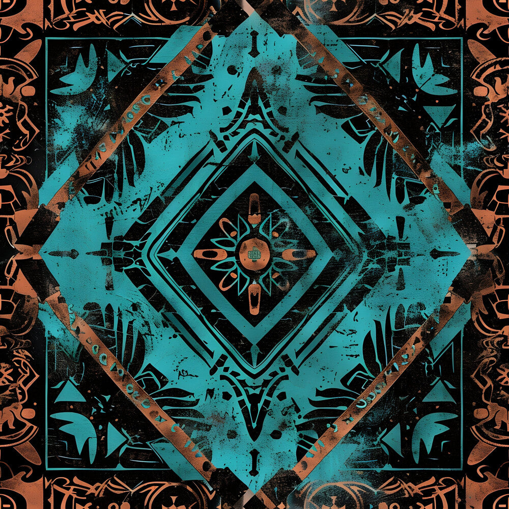 Aztec Turquoise Fat Quarter Bundle